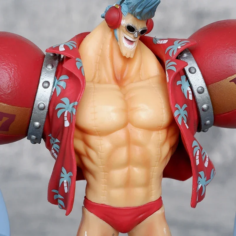 17.5Cm Een Stuk Franky Action Figure Speelgoed Anime Figuren Gk Manga Beeldje Beeld Pvc Collectie Model Kinderen Fans Cadeau Decor