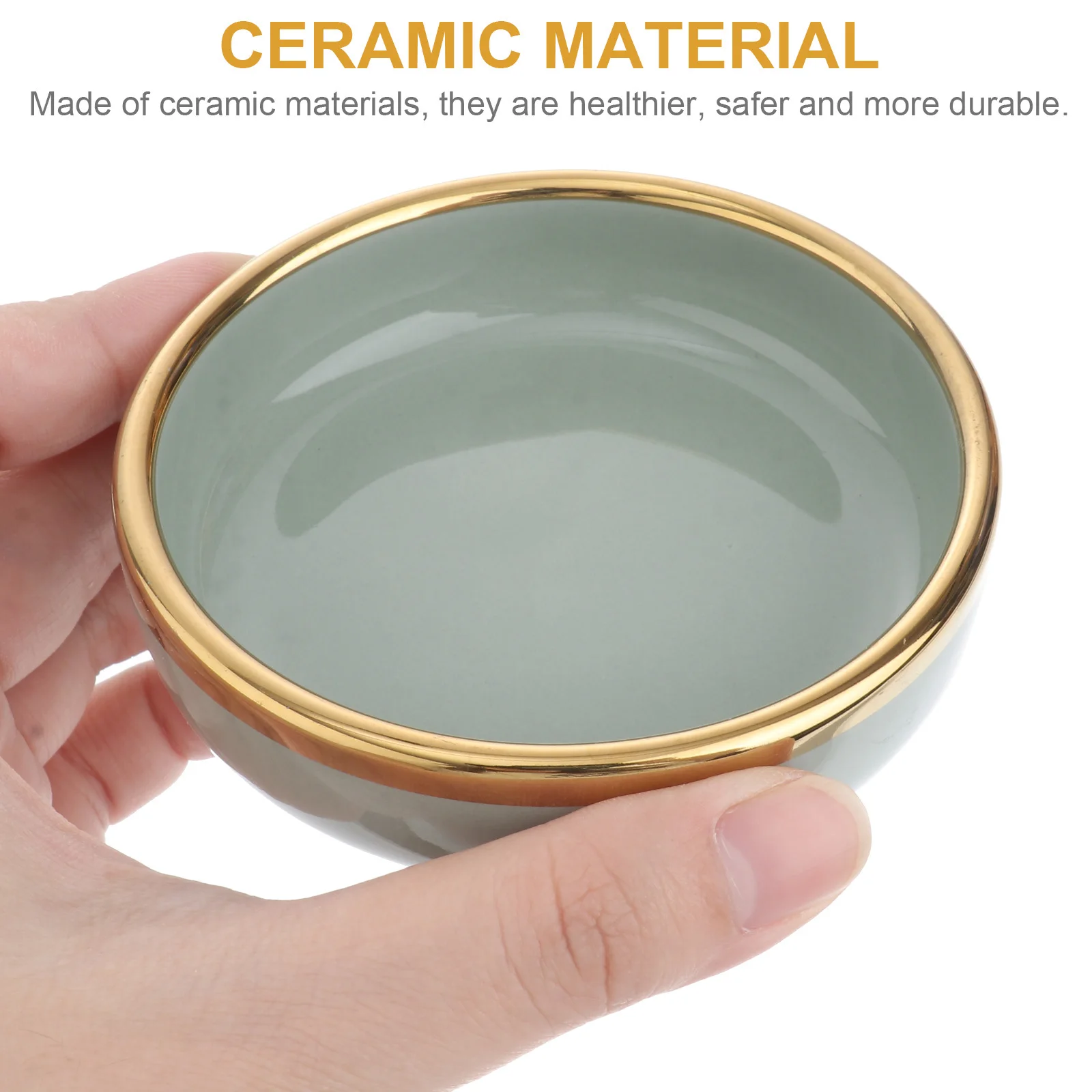 

4Pcs Ceramic Seasoning Dishes Assorted Colors Small Exquisite Plates for Family Bbq Picnic Sauce Dip Bowls Condiment Plates