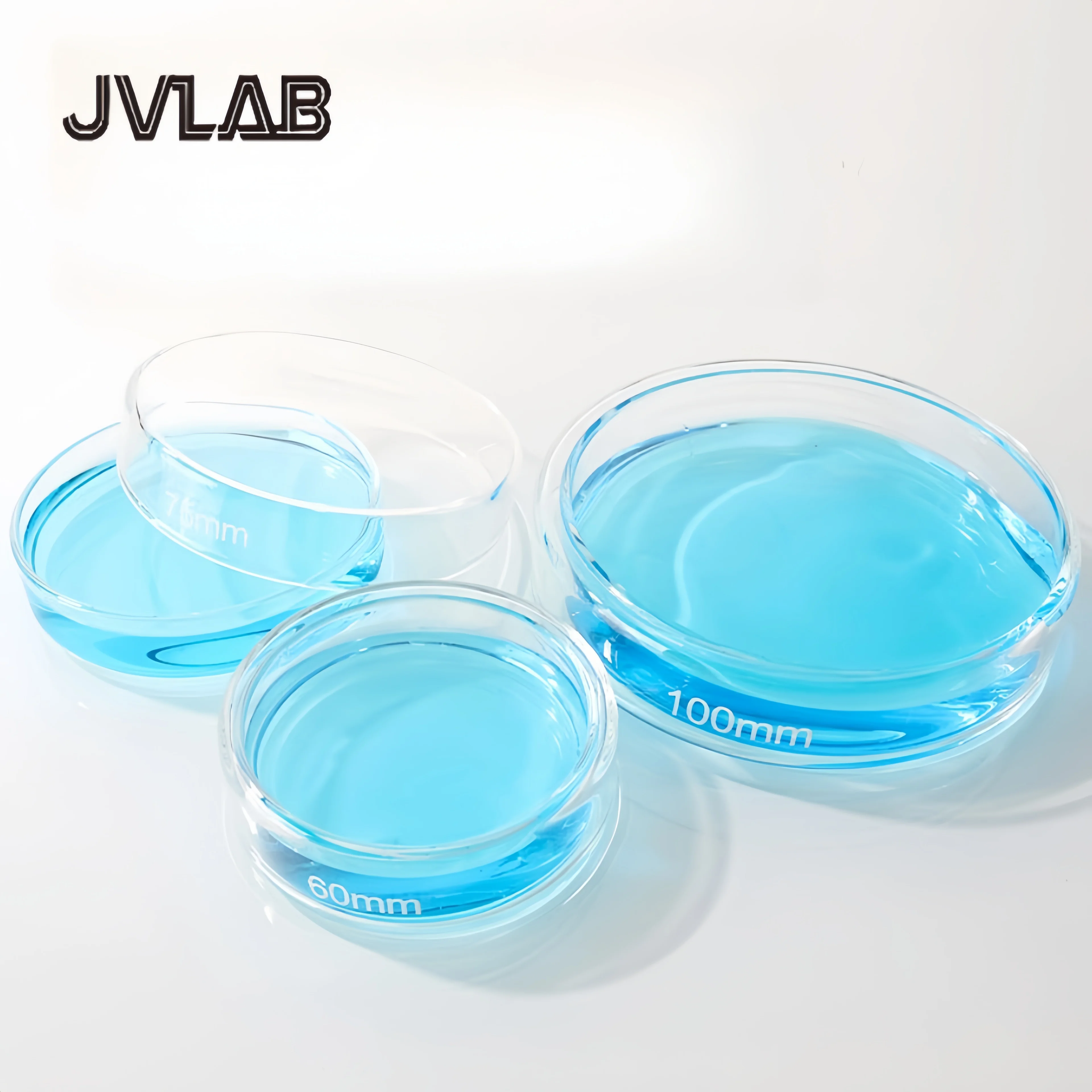 Thickened High Borosilicate Glass Petri Dishes Lids 200mm - Premium Lab-Grade Culture Dishes Cell/Biological Experiments JVLAB