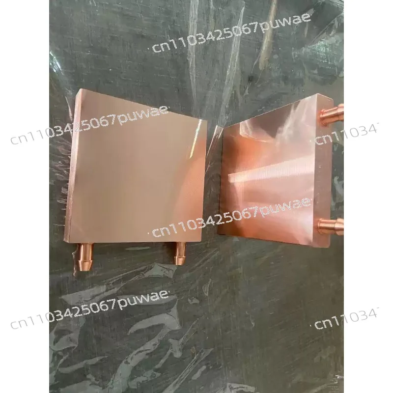 1 Piece Copper Plate Cooling Water 80*80* 10mm, Copper Plate Water 80*120* 10mm,  VGA Cold Water CPU Copper Heat Exc