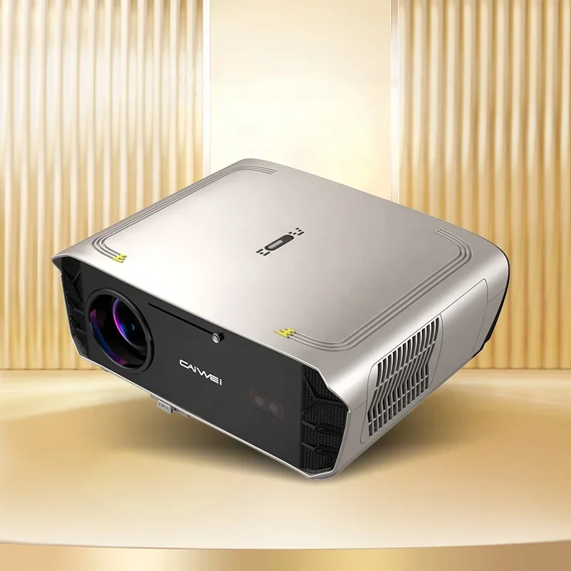 CAIWEI New Arrival 1550ANSI High Brightness Daytime Full HD 1080P 4K Digital Beamer With NFC Projector