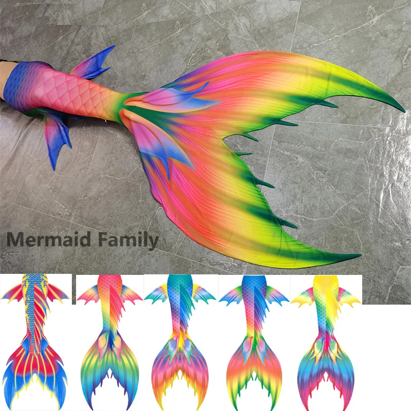 

Professional Mermaid Tail Adult With Large Monofin Fin Fish Skin Tail Swimwear Bathing Suit Costume Cosplay With Flipper Fin