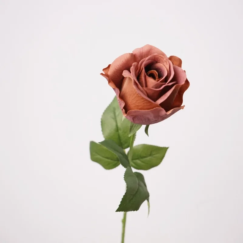 7Pcs Moisturizing Latex Rose Branch Real Touch Artificial Flowers Home Decor Flower Bridal Bouquet Wedding Party Decoration