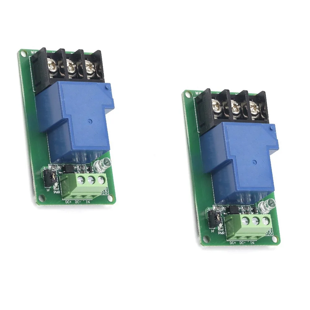 2PCS 5V Single Channel Relay with 3750Vrms Optocoupler Protection Against Voltage Spikes and Signal Interference