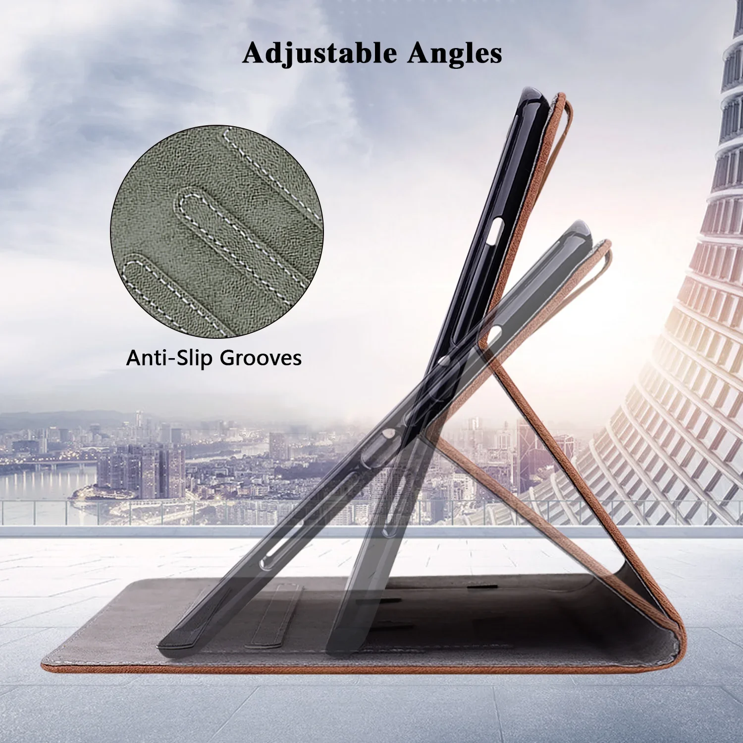 Funda para tableta INS Little Tiger para Apple Ipad A16 2025, Funda de cuero PU para IPad 10. a/11 a generación, Funda con soporte de 10,9/11 pulgadas