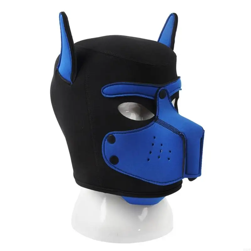 H58e Halloween Dog Mask comodo da indossare coprite per cani per cani per donna che ha evento cosplay Halloween Dress