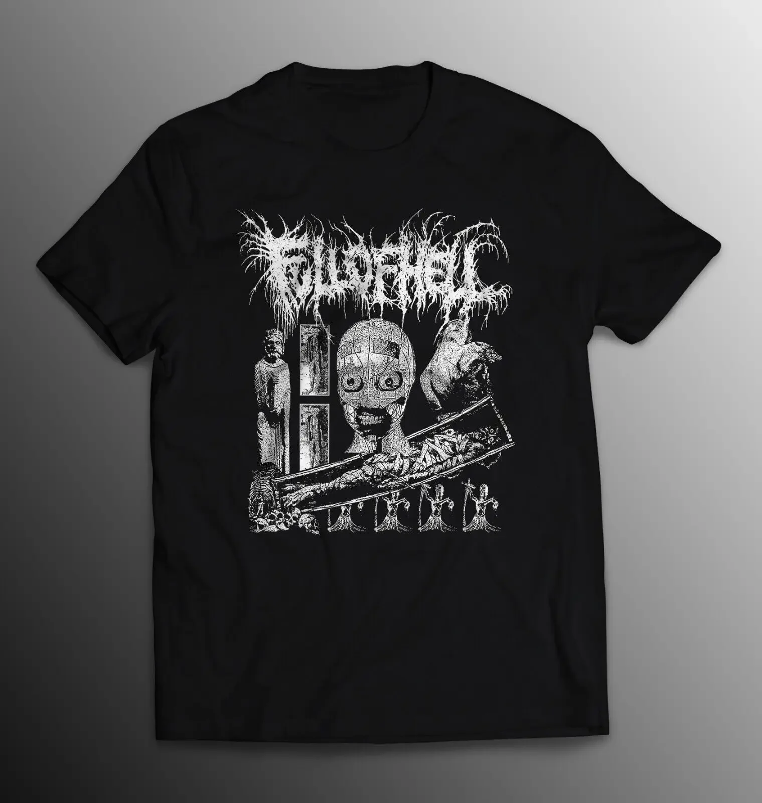 Full of Hell American grindcore band RADIATION limited edition t-shirt