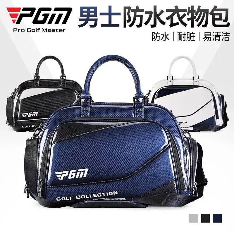 PGM Golf Clothing Bags Men Universal Fashion Waterproof Nylon Ball Bag Large Capacity Independent Shoes Bag YWB036