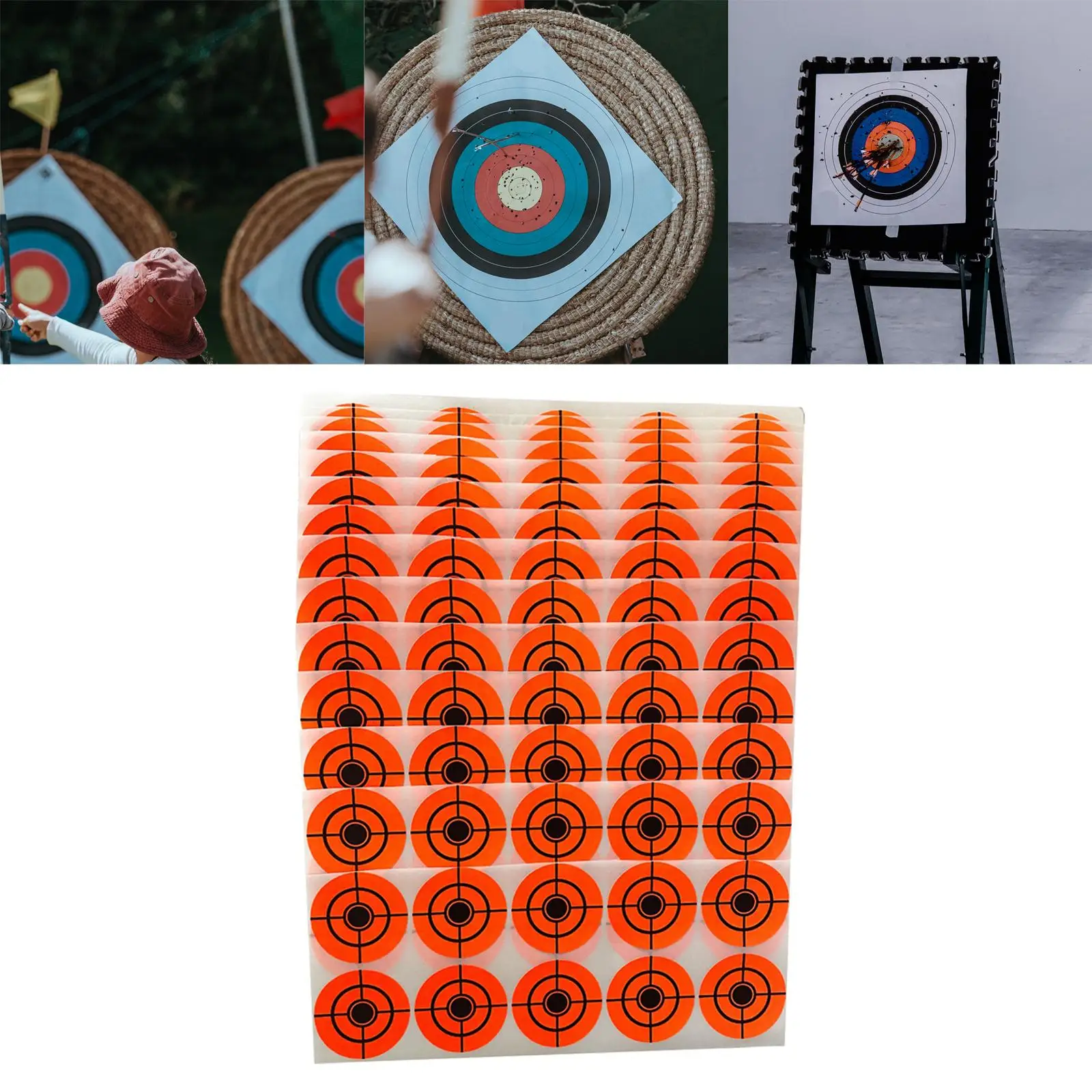 200x Shooting Targets Indoor and Outdoor Practice Self Adhesive Stickers