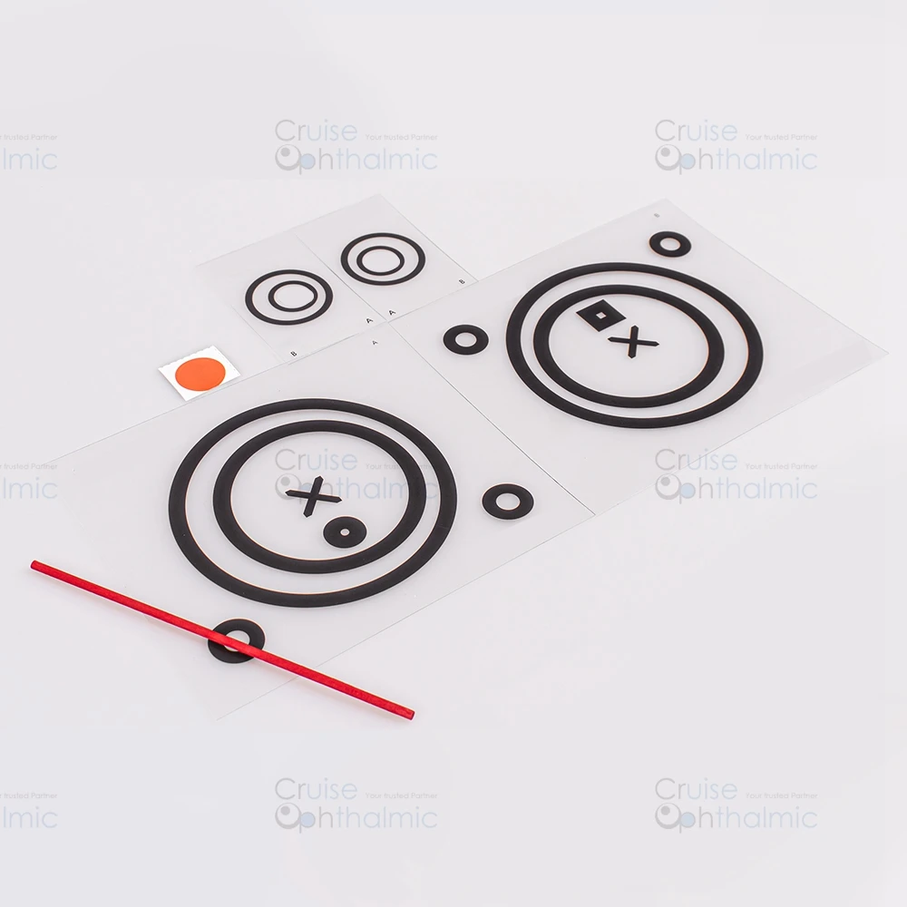 Optometry Concentrate Circle Base-in and Base-out Therapy | Low Vision Therapy Cards For Training Tools Trainer