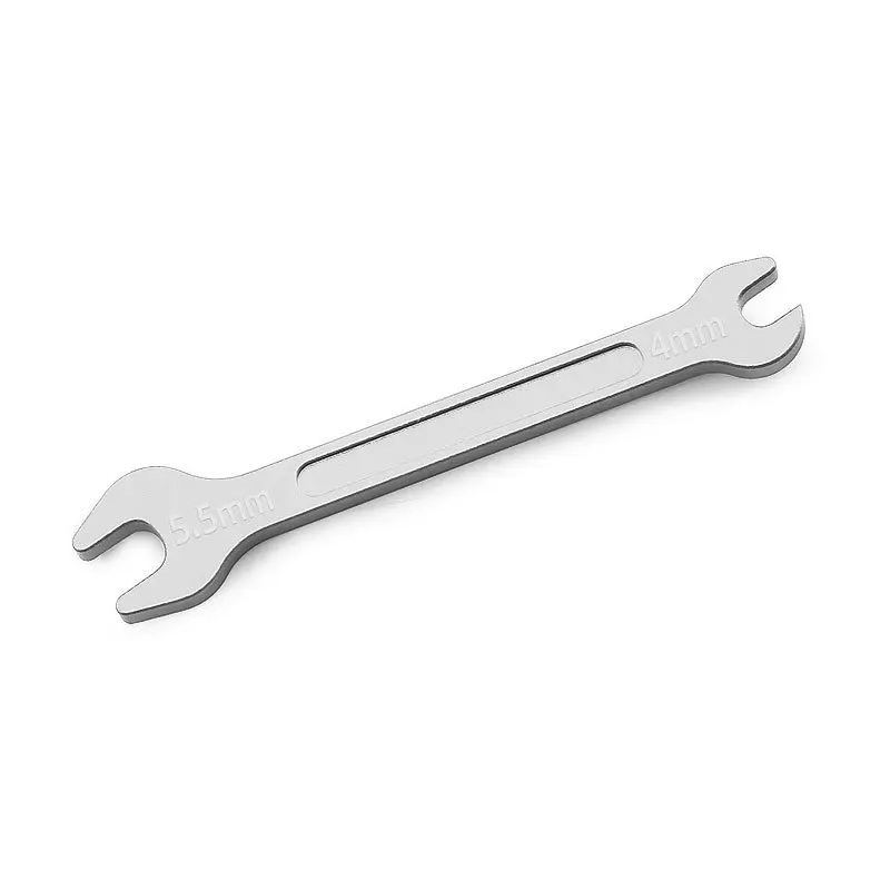 7075 Aluminum Open End Wrench 4.0 5.5mm Turnbuckle Tool for TRX4 SCX10 Crawler Short Course Racing