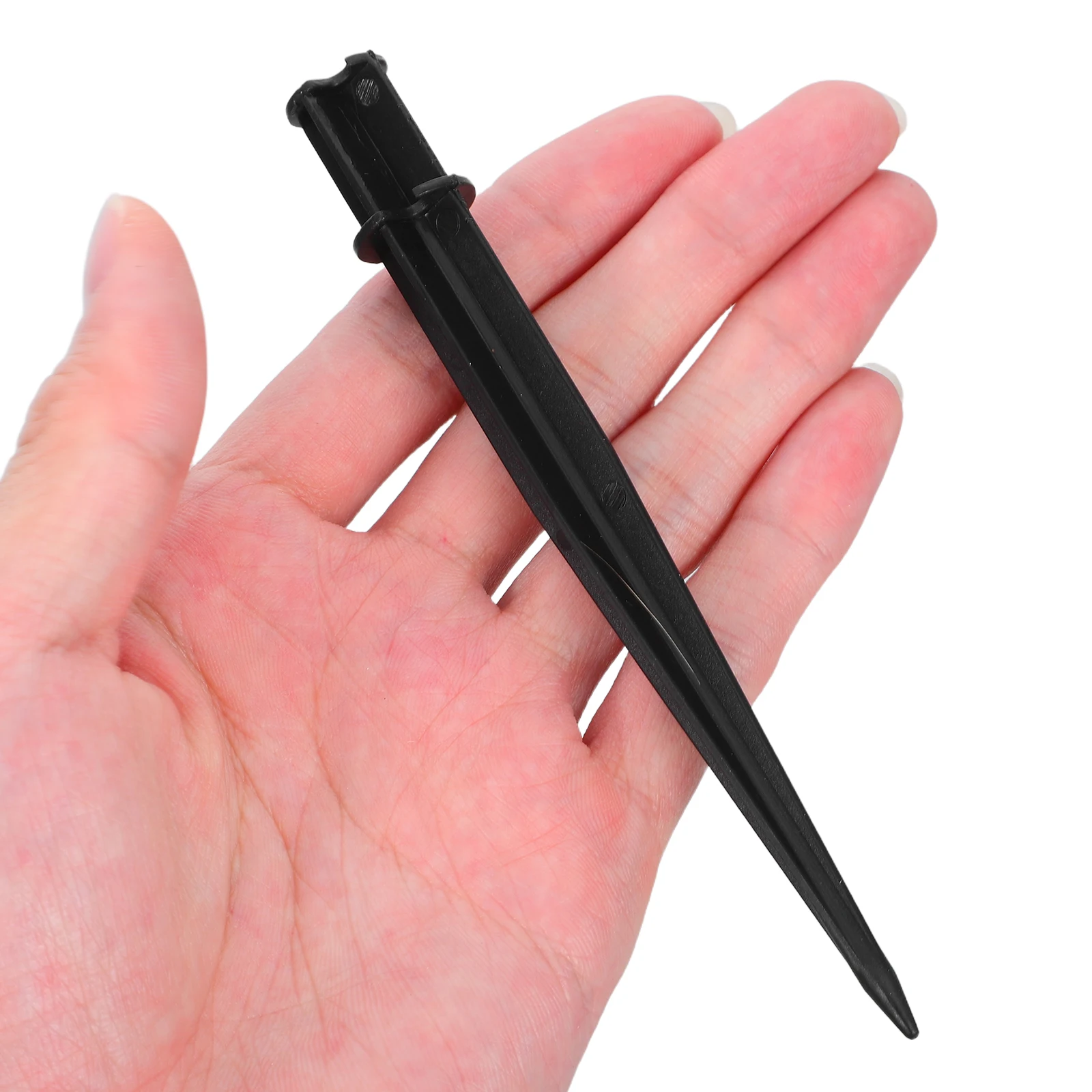 10 szt. Plastikowe Kołki do Lamp Solarnych, Zamienniki Kołków do Oświetlenia Ścieżek Zewnętrznych, Uchwyty do Lamp Ogrodowych, Akcesoria, Pręty do Umożliwiania Ustawiania w Ziemi