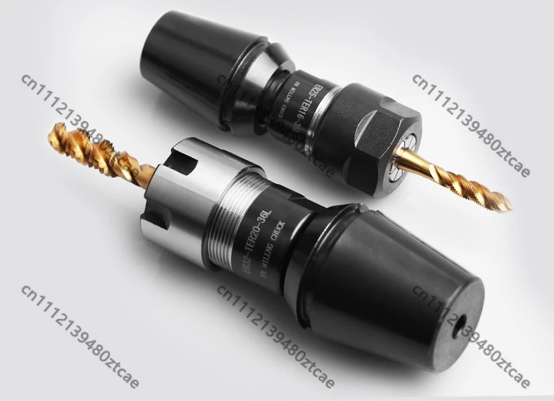 Floating Tap Collet Chuck ER20 ER25 ER32, High Precision Telescopic Tapping Holder for CNC Lathe & Automatic Lathe, No Brand