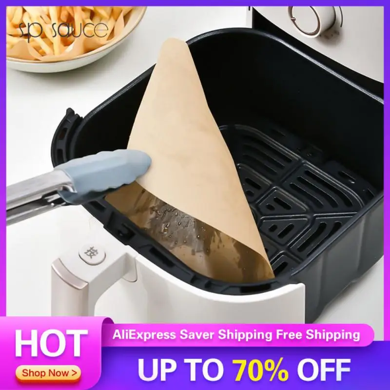 Air Fryer Oil Absorbing Non Stick Pad Paper Non-stick Steaming Mat Food Grade Barbecue Pad Paper Air Fryer Accessories Non-stick