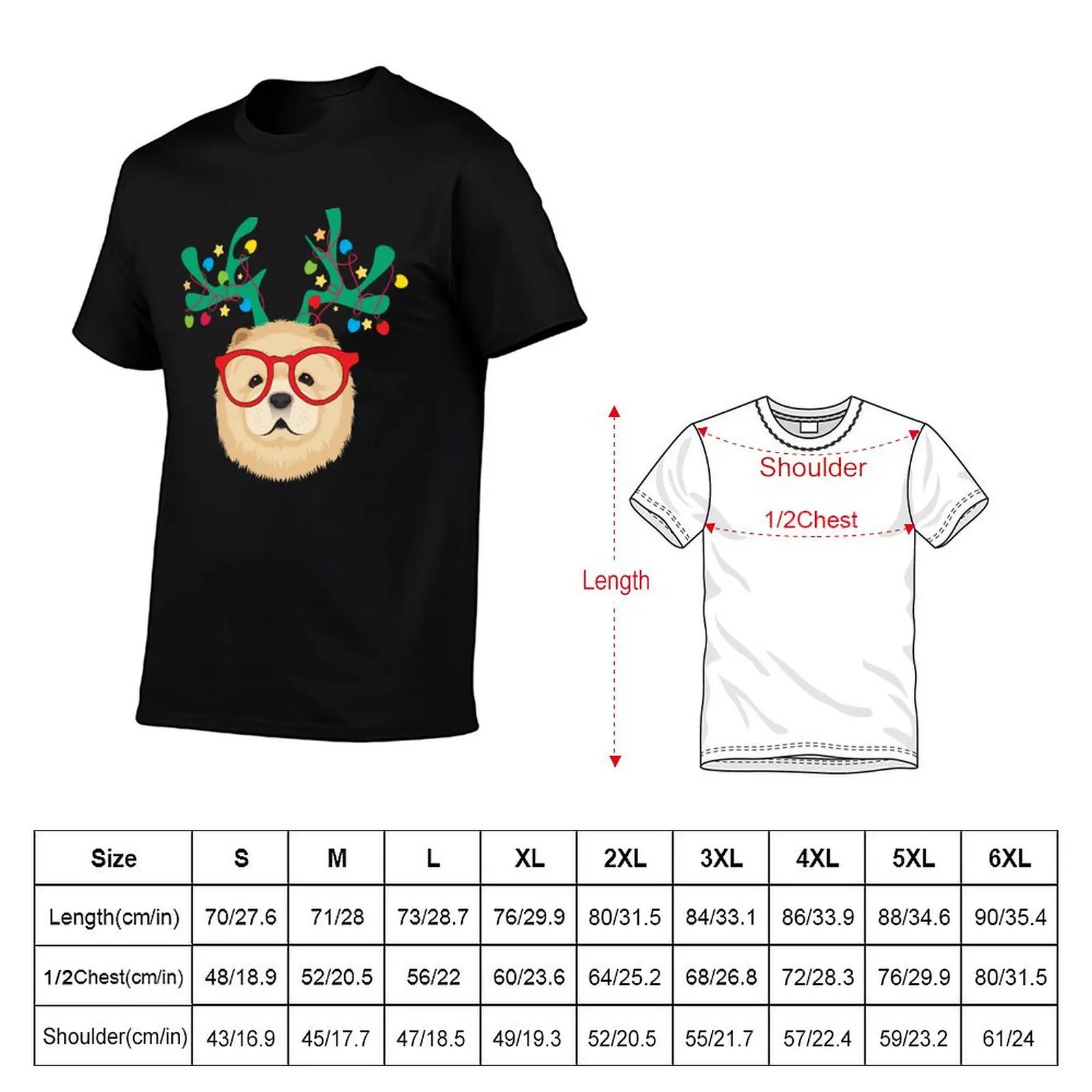 ChowChow Dog Xmas Christmas Gift T-Shirt graphic t shirts shirts graphic tees blanks mens graphic t-shirts pack