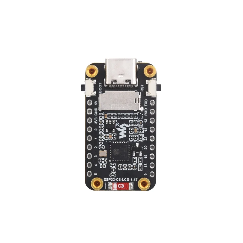 ESP32-C6 placa de desenvolvimento de tela de 1.47 polegadas 172 × 320 suporta WiFi 6 Bluetooth ESP32 tela sensível ao toque de 1,47 polegadas tipo C