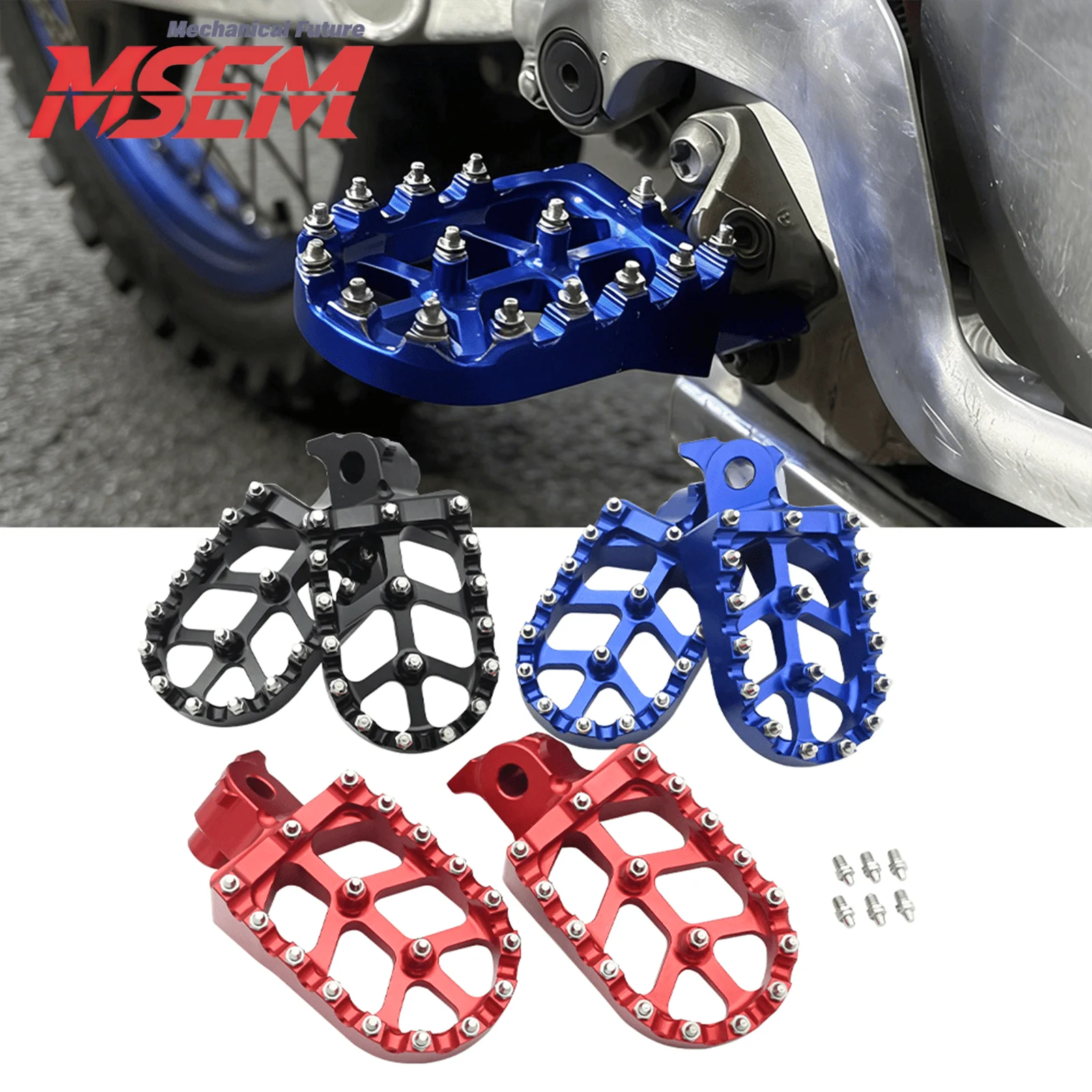 

CNC Footrest Foot Peg Rest Pedals Footpegs For YAMAHA Tenere 700 XTZ700 2019-2024 World Raid 2020 Rally Edition 2020-2023 2024