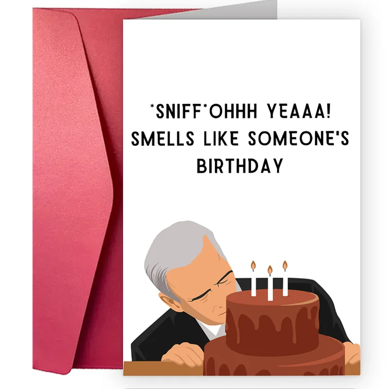 Funny Joe Biden Birthday Card | Political Birthday Cards | Great President Gag Gift for 30th 40th 50th 60th 70th 80th 90th