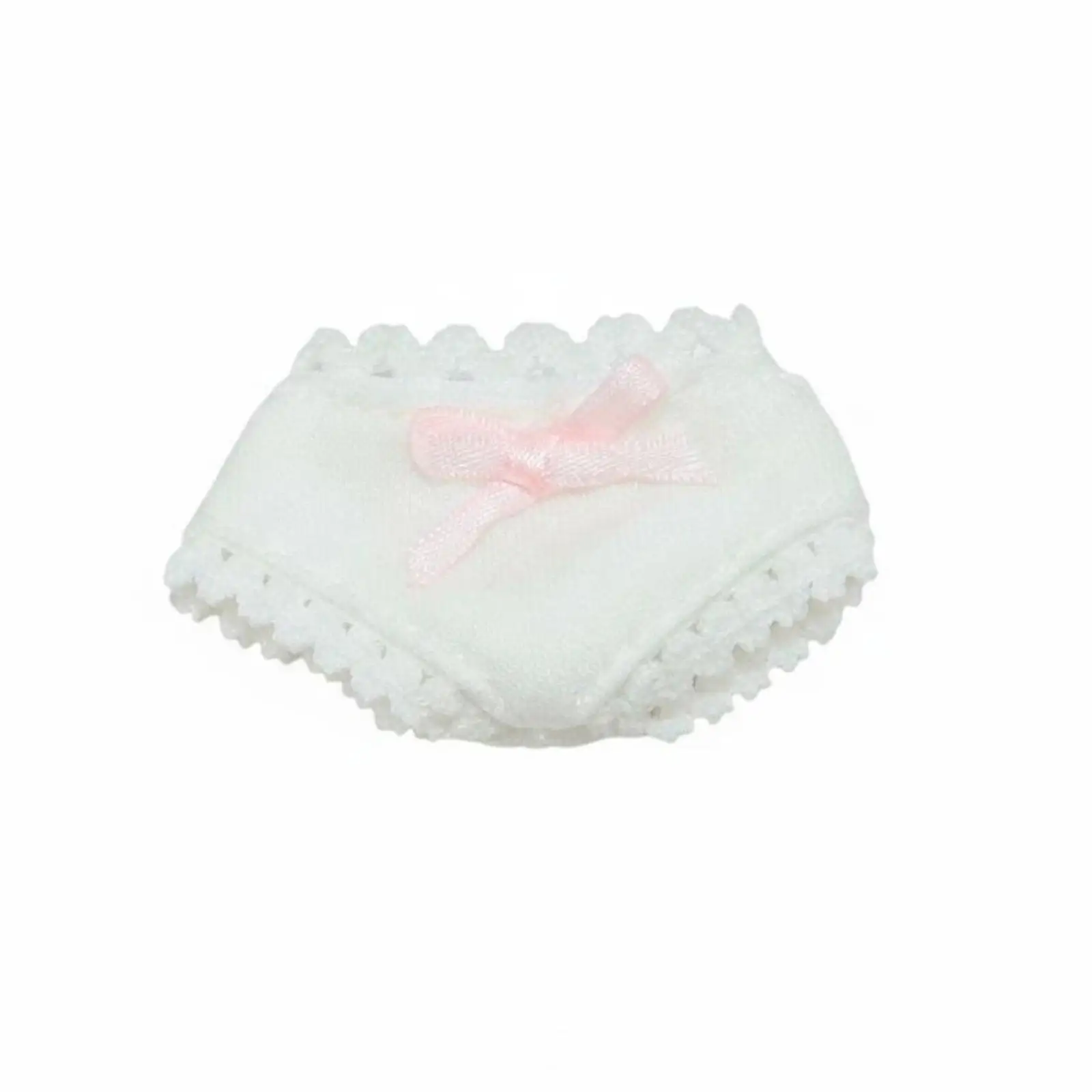 Soft Lace Trim Doll Underwear Petite Cloth Panties Small Doll Accessories for 14 Cm Dolls Outfit