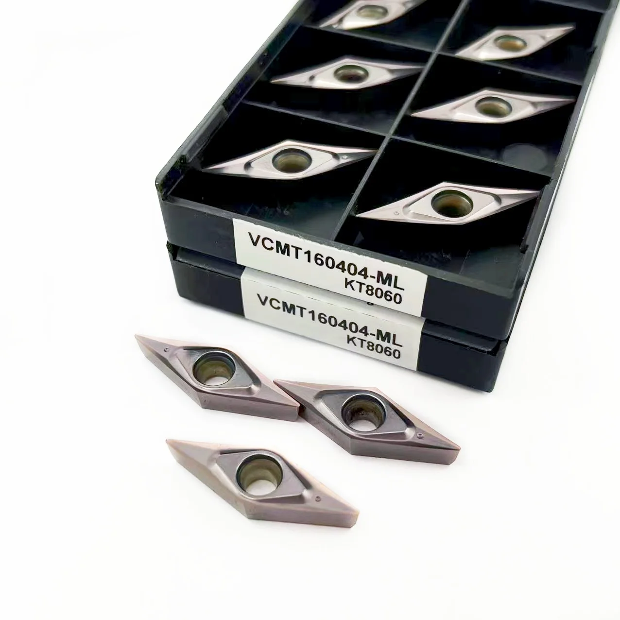 Material endurecido de alta calidad, acero inoxidable endurecido, VCMT160402, VCMT160401, VCMT160404, KT8060