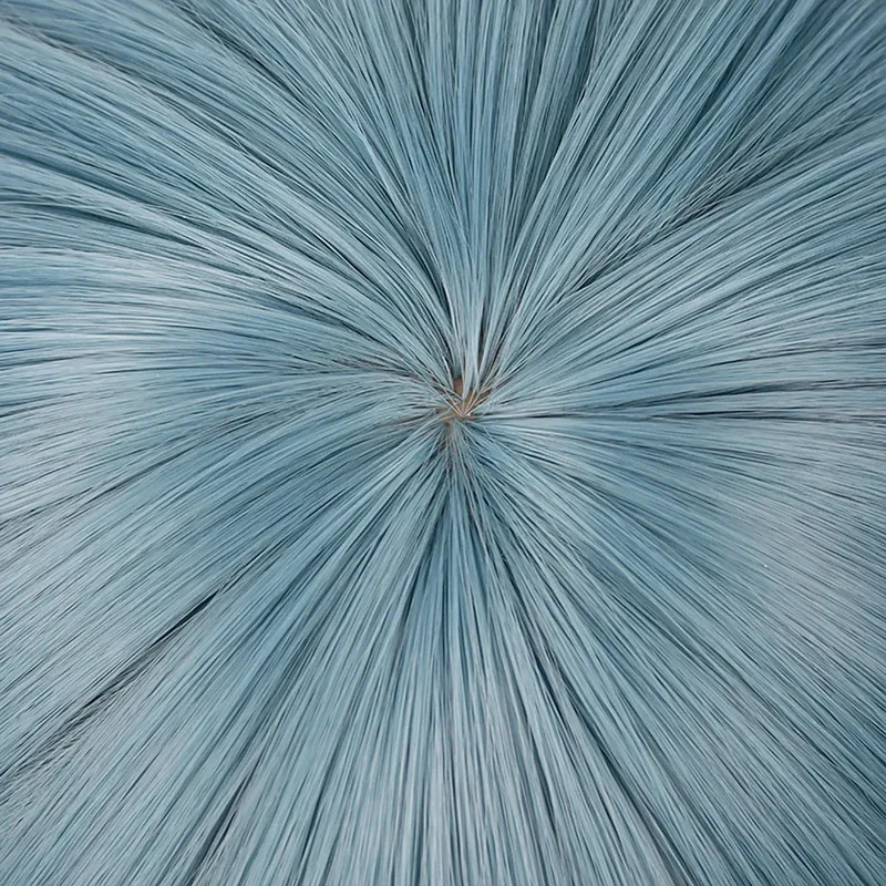 HOLOUN الأزرق قفل مانغا أنيمي شعر مستعار تأثيري Hiori No.16 روز صافي الألياف الاصطناعية قابل للتعديل حجم أغطية الرأس