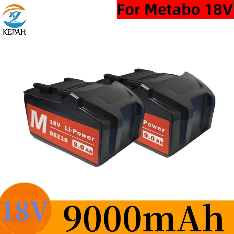 Geeignet für Metabo 18V 3.0-9.0Ah Akku-Elektrowerkzeuge, Schraubendreher, Schraubenschlüssel, Bohrmaschinen, für Metabo 18V Akku