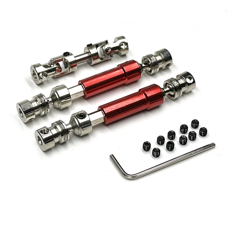 3Pcs Metal Drive Shaft CVD Driveshaft For MN128 MN86 MN86S MN86K MN86KS MN G500 1/12 RC Car Upgrade Parts Accessories