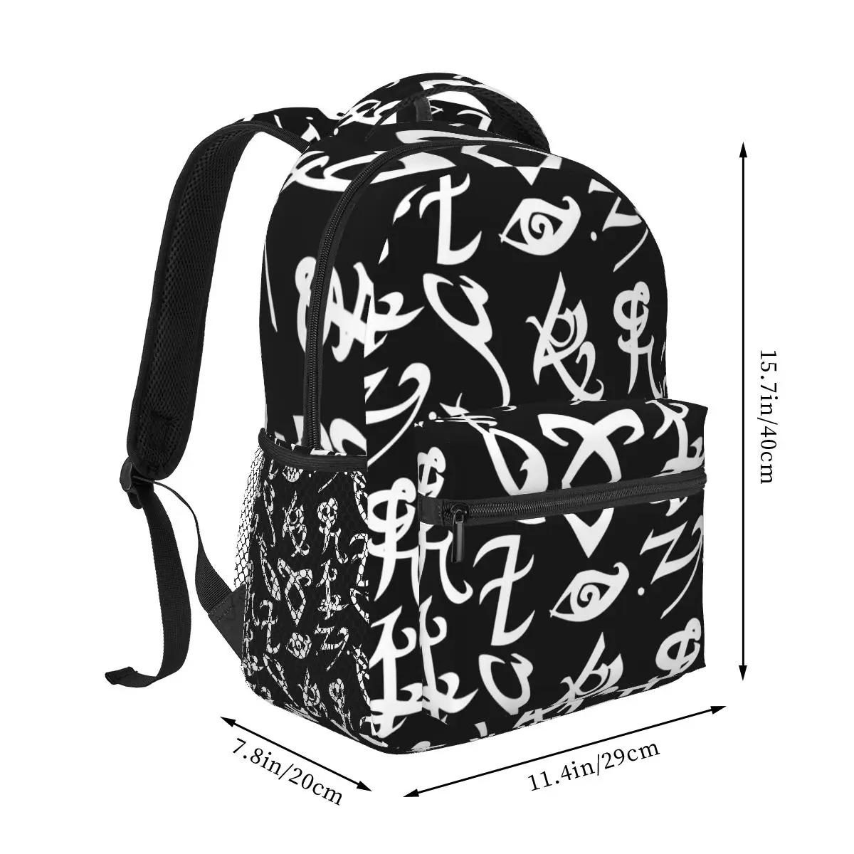 Shadowhunters, Shadowhunters Runes, Mortal Instruments Student Backpack School Bag Hiking Travel Daypack Bookbag Shoulder Bags