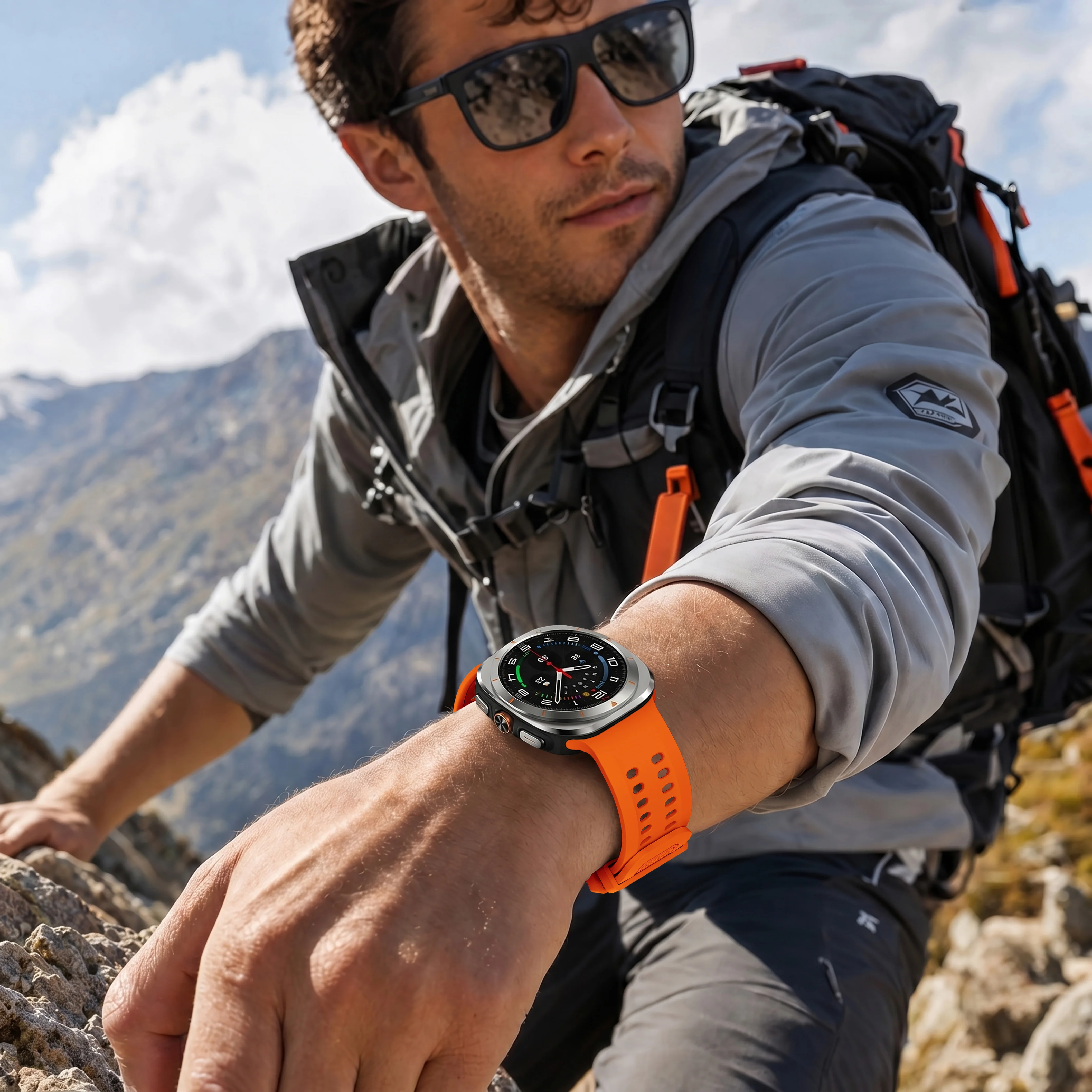 Original 1:1 Silikonarmband für Samsung Galaxy Watch Ultra 2 Armband 47mm Sport Ersatzarmband Correa Galaxy Watch 2026 Ultra – Detail 10