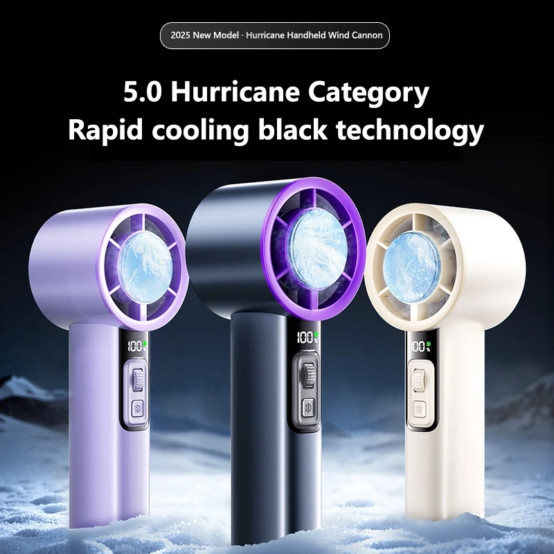 Xiaomi Mini ventilatore portatile Condizionatore d'aria a raffreddamento rapido Ventilatore elettrico portatile ad alta velocità Ventilatore da viaggio esterno ricaricabile da 4000 mAh