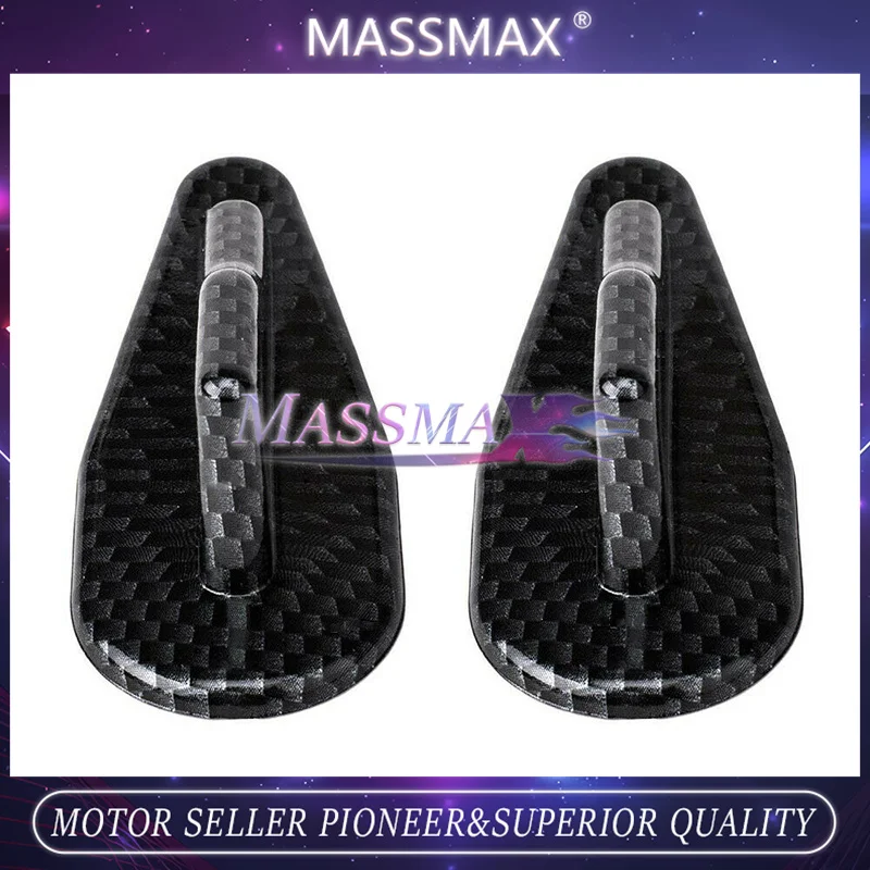 XZQP02CF 10 قطعة العالمي EVO-Style سقف القرش زعانف الجناح المفسدين مولد ألياف الكربون