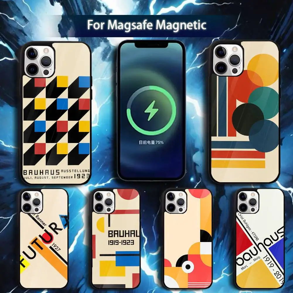 

G-Geometric B-Bauhaus art Phone Case For iPhone 17,16,15,14,13,12,11,Pro,Max,Plus,Mini,Magsafe,Magnetic Wireless Charging Case
