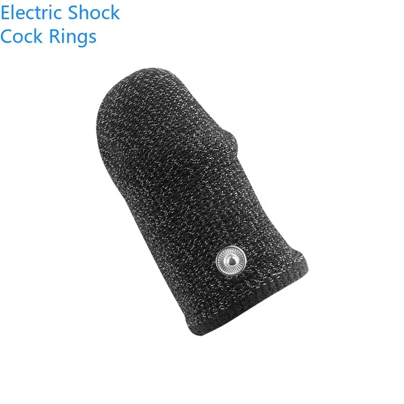 صدمة كهربائية محفز الجنس لعب للرجل الاستمناء ملحق حلقة القضيب تدليك الديك المكبر خاتم الديك يمزح لعبة #1