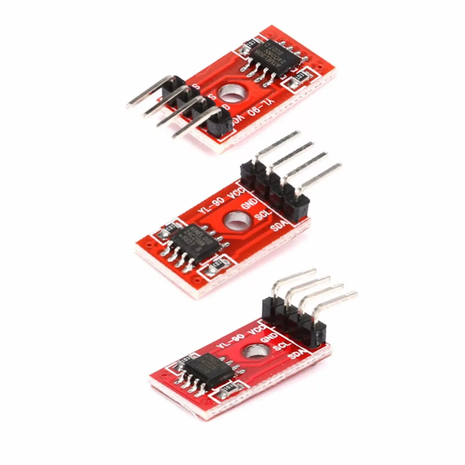 4 шт. AT24C02/AT24C08/AT24C256 интерфейс I2C модуль хранения EEPROM интеллектуальные автомобильные аксессуары