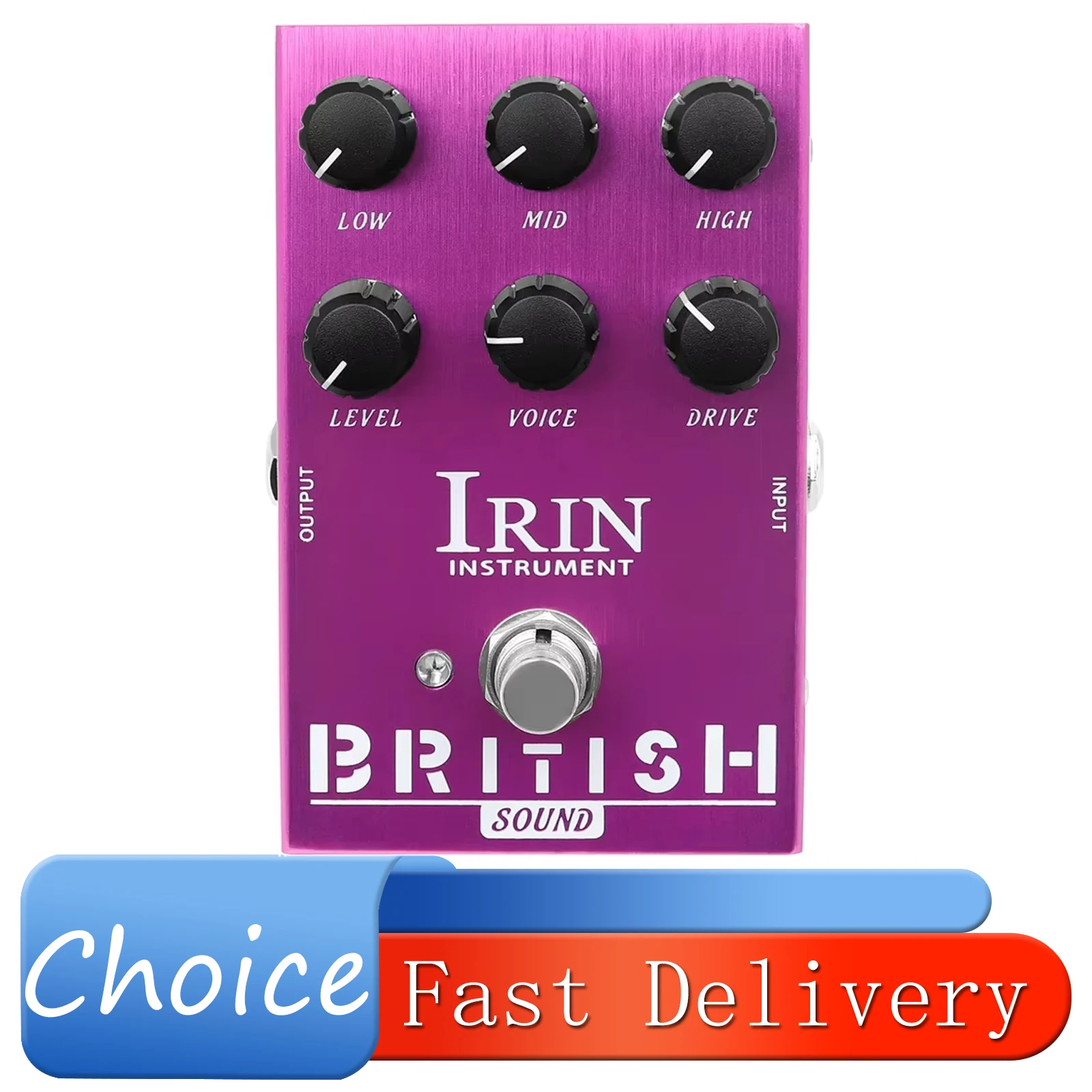 IRIN British Electric Guitarra Effect Pedal Blues Breaker Amplifier Effect True Bypass Pedal AN-31 Guitar Accessories
