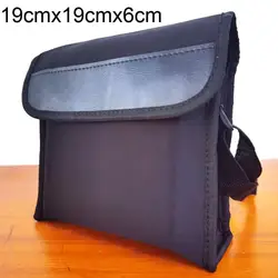 50mm Binocular Nylon Bag Black Color Telescope Backpack Portable Compact Shock-Absorbing Decompression Soft Bag Knapsack Sling