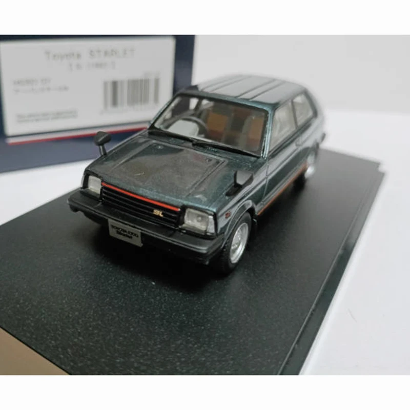 

Приветственная смола 1/43 Starlet Si 1982, модель автомобиля, классический сувенир для взрослых, подарок для хобби и игрушки