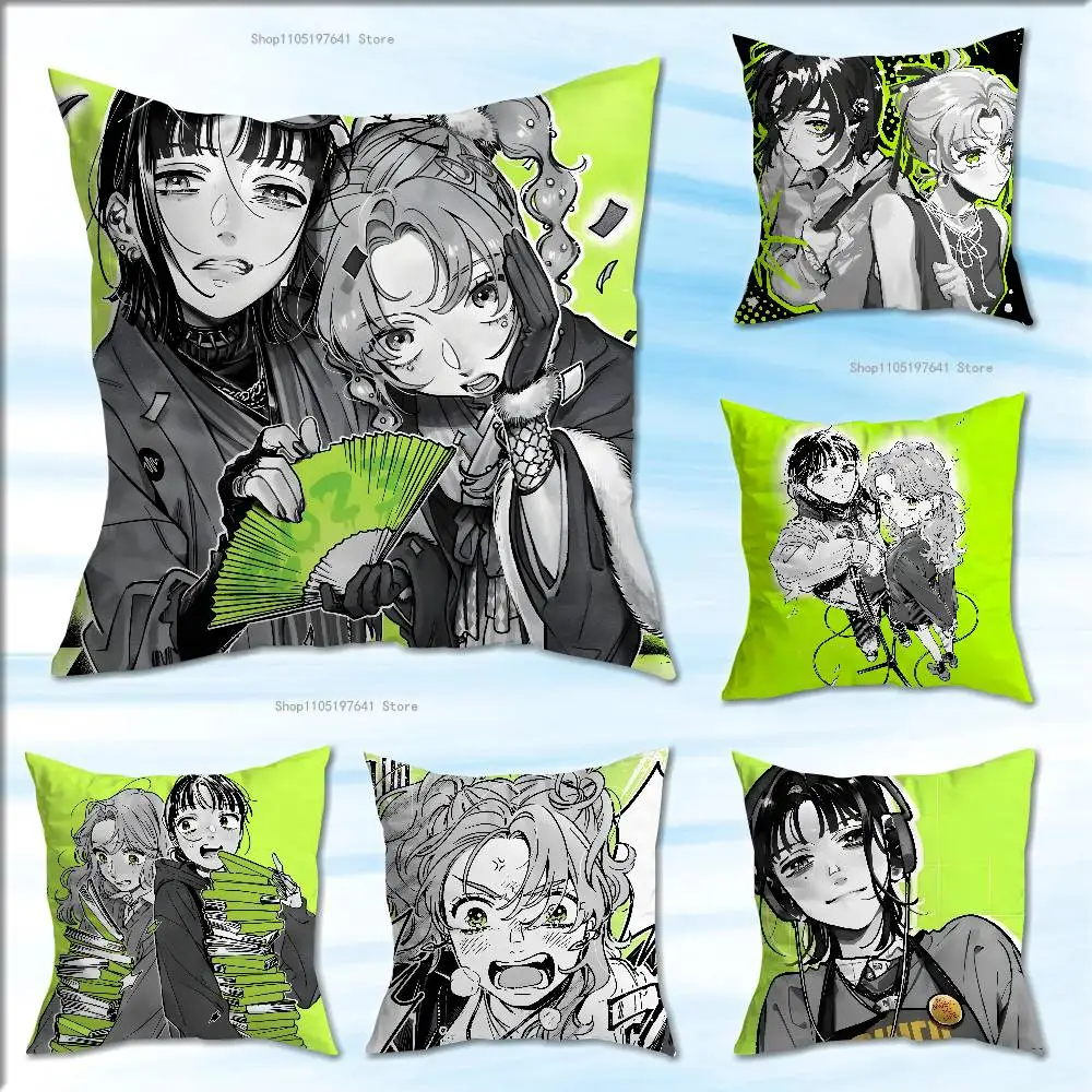 

Anime The Guy She Was Interested in Wasn't A Guy Pillow Case Cushion Cover Home Decor Birthday Gift Pillowcover