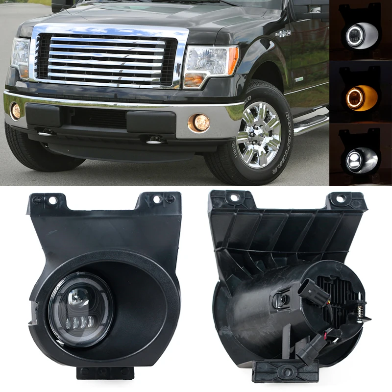 

LED Fog Light Assembly For Ford F-150 2011 2012 2013 2014 Front Bumper Daytime Running Light Turn Signal Light Car Accessories