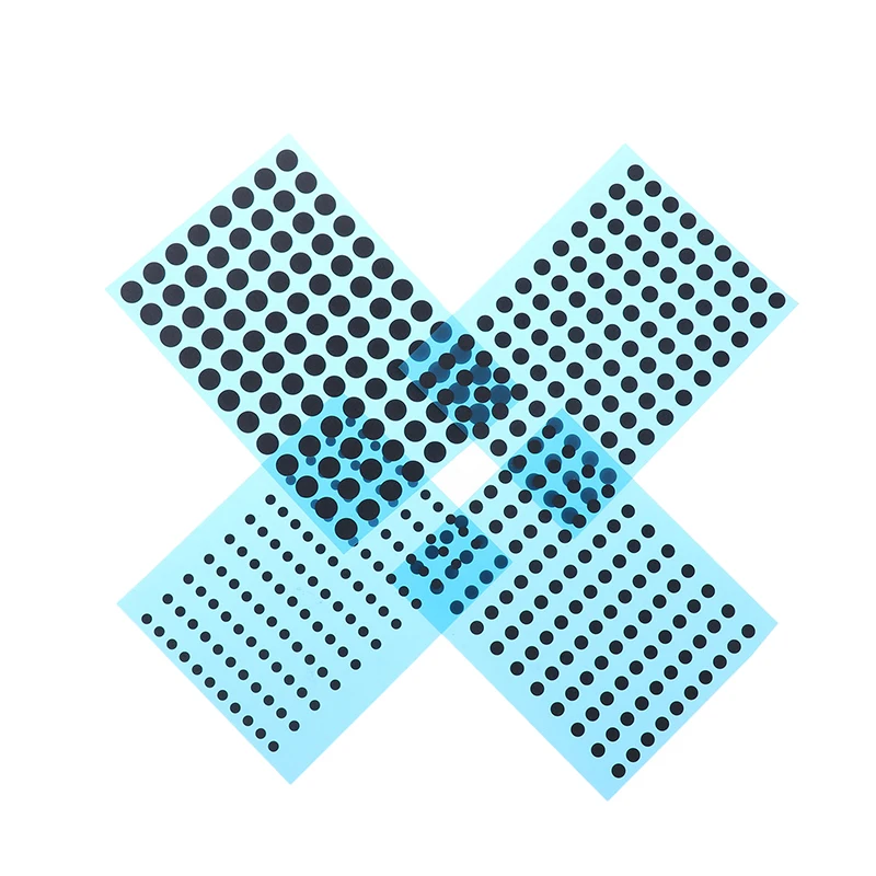 قطر 3/4/5/6 مللي متر 4 أحجام منصات مطاطية موصلة سوداء طقم تصليح لوحة المفاتيح للتحكم عن بعد بالأشعة تحت الحمراء أزرار مطاطية موصلة