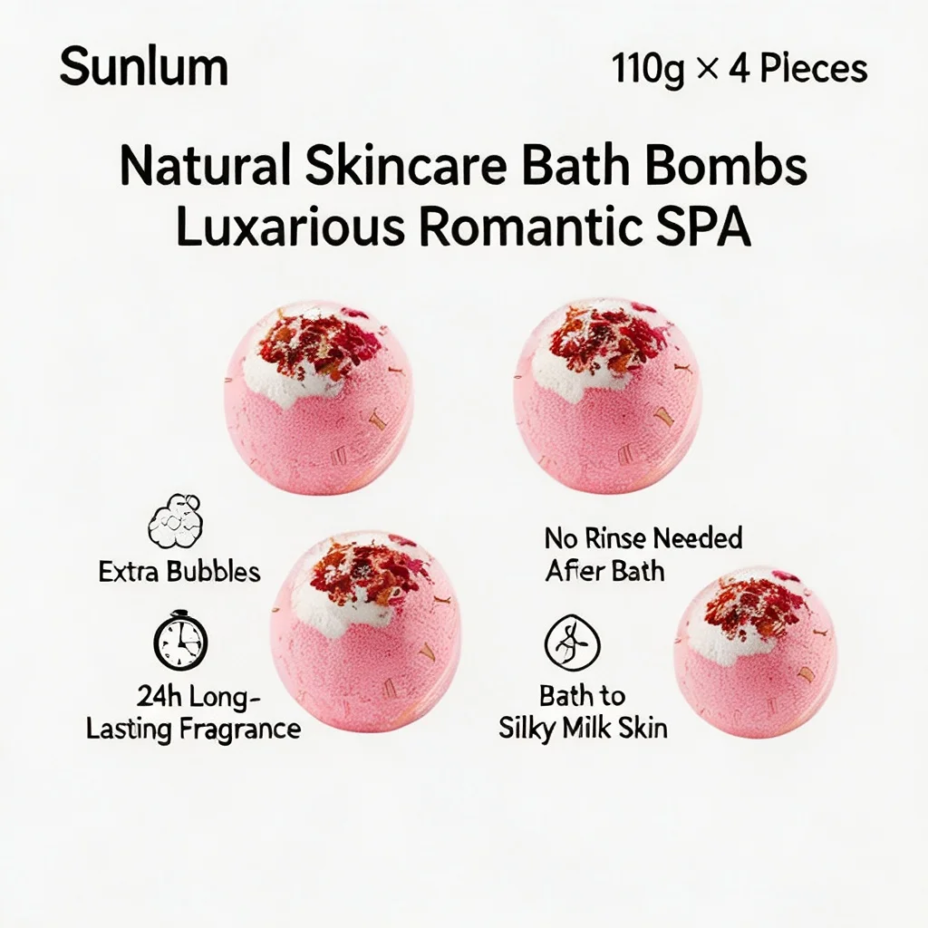 Large Size Adult Essential Oil Bath Bombs Premium Non-Disintegrating Bubble Bath Salt Balls for Kids And Adults