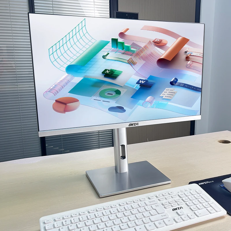 23.8~27 Inch Full Screen 6~13 Gen I5 I7 All in One Desktop Computer Gaming PC Wi-Fi 5.0 16GB Memory 512GB SSD