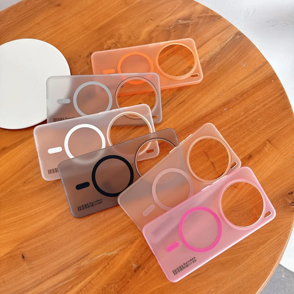 For VIVO X200 Pro Case Hard Transparent Magnetic Wireless charging Protective Back Cover Case For VIVO X200 Pro Mini Phone Shell
