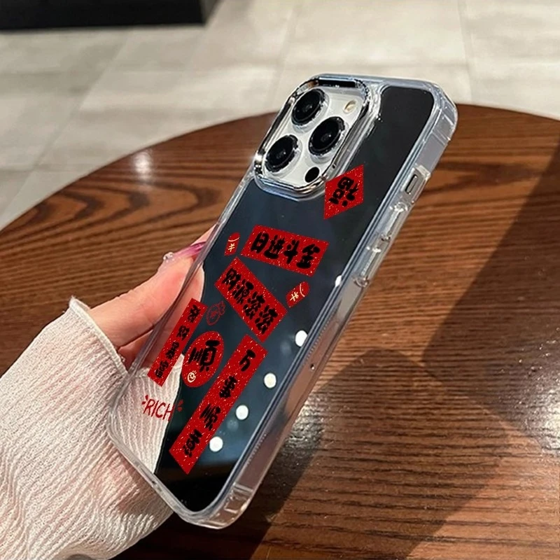 

For Realme GT 7 5 Pro 3 Neo 7X 7 6 5 SE 240W V70 V60 V60S V23i P4 P3 Ultra P1 Pro Q5i U1 F9 Phone Case Makeup Mirror Rich Cover