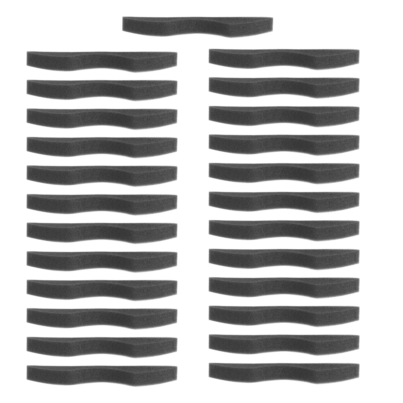 25 Pcs Sponge Nose Bridge Cushion Seal Pads Anti Fog Strips For Mask Repair Tool Lightweight Comfort Adhesive Eyewear