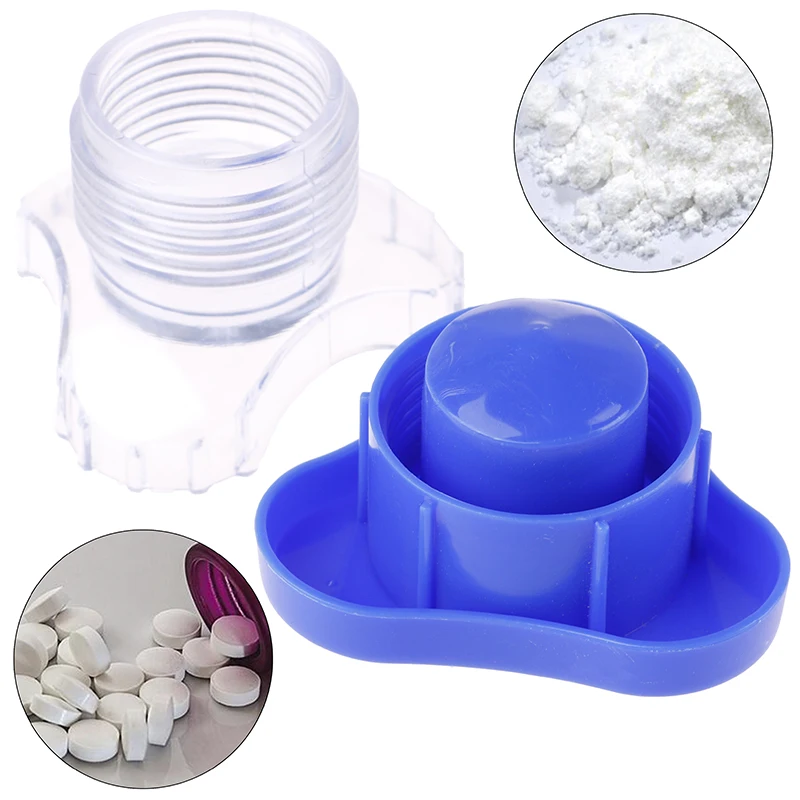 Pills Crusher Plastic Ergonomic Grip Pulverizer Pills Cutter Pill Pulverizer