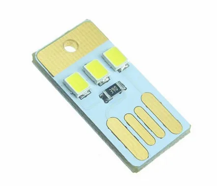 HAILANGNIAO 10PCS Mini Night USB LED Keychain Portable Power White Board Pocket Card Lamp Bulb LED new