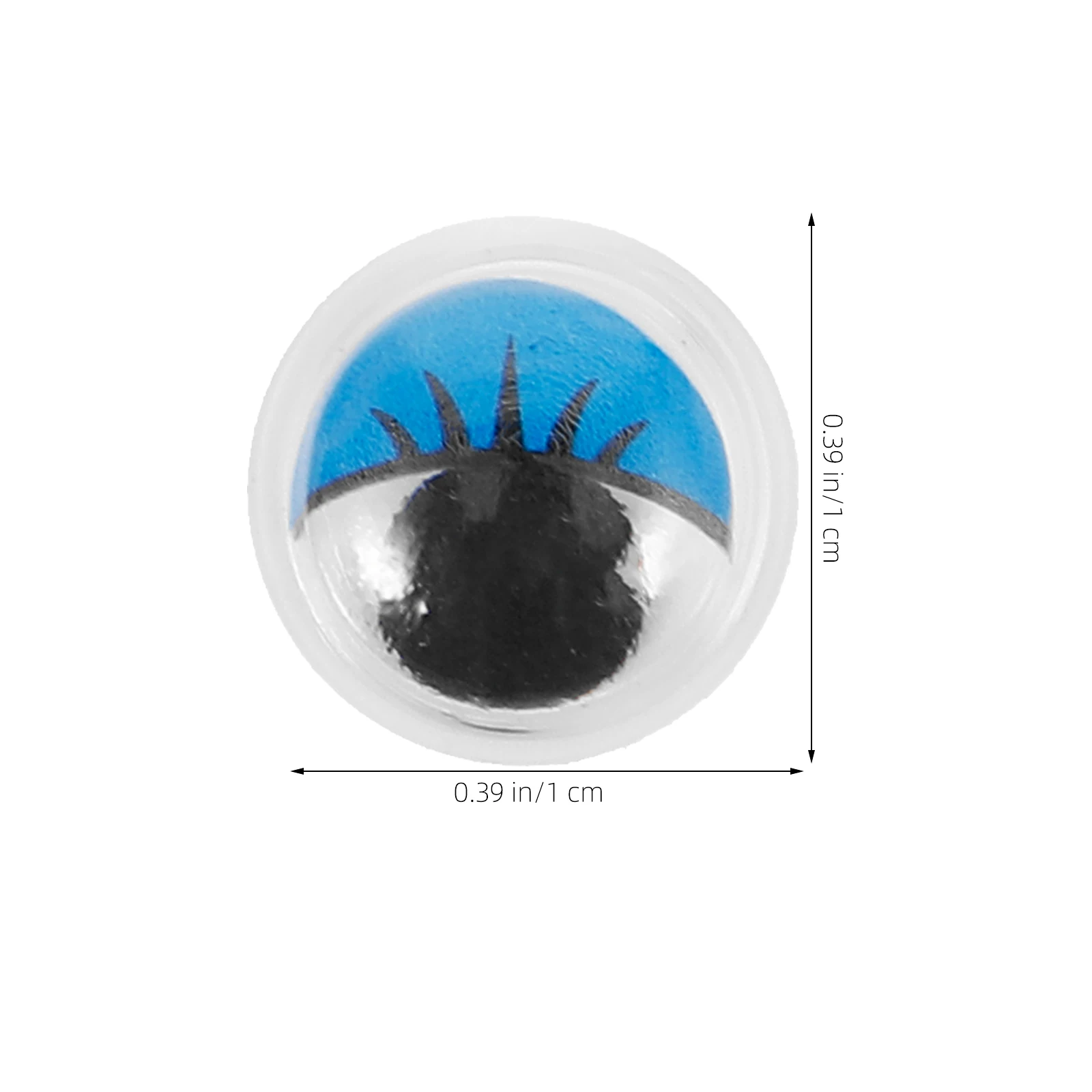 

200pcs Color Craft Self Adhesive Crafts Making Supply Plastic Wiggle Eyes Sticker Diy Supplies Cartoon Animal Eye Stickers Kids