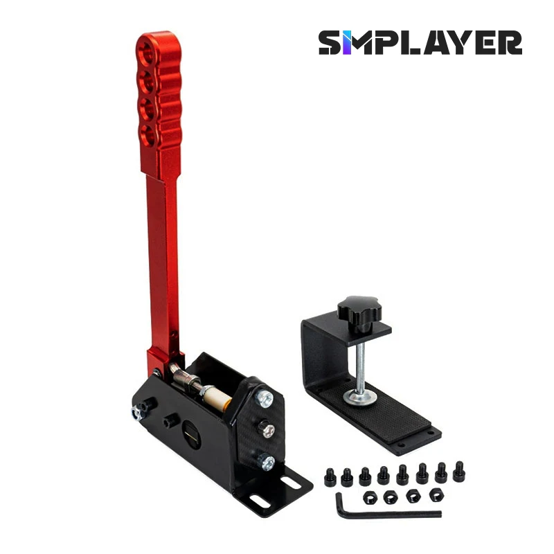 

Simplayer USB Handbrake PC Game Handbrake (Black/Red/ Blue) + Clamp for Simagic MOZA Drifting & Rally Racing Games