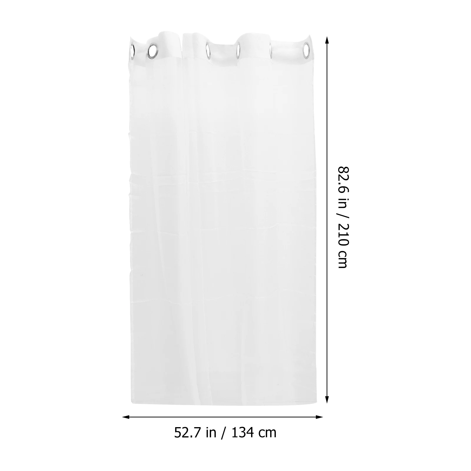 2Pcs Window Sheer Curtains Gauze Drape White Living Room Bedroom Decor Privacy Protection Diffused Light Energy Saving